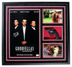Ray Liotta Signed Goodfellas Movie Poster with Collage Framed Beckett 166043