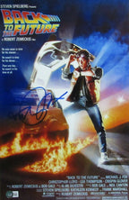 Michael J Fox Autographed 11x17 Poster "Back To The Future" Beckett 177517