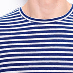Indigo Dye Marine T-Shirt + Contrast Pirate Patch // Indigo Blue