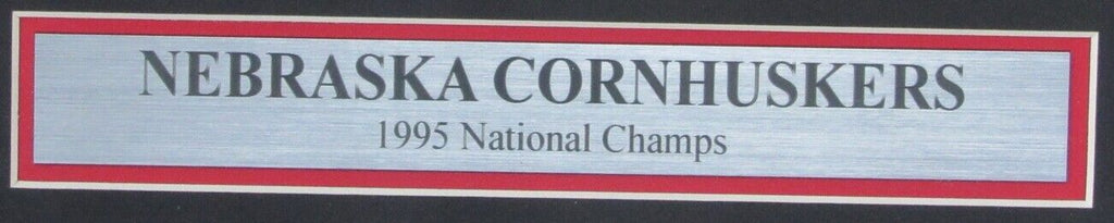 Nebraska 1995 National Champs The Lincoln Journal-Star Newspaper Framed 157879