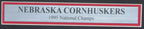 Nebraska 1995 National Champs The Lincoln Journal-Star Newspaper Framed 157879