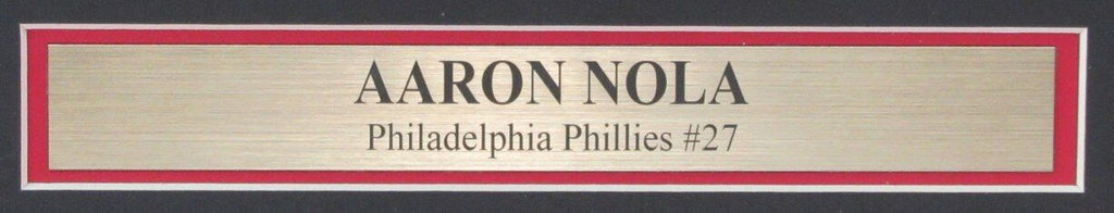Aaron Nola Autographed 16x20 Photo Philadelphia Phillies Framed Fanatics 179728