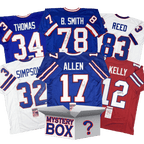 Autographed/Signed Buffalo Football Jersey Mystery Box with PSA JSA or Beckett COA