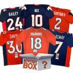 Autographed/Signed Denver Football Jersey Mystery Box with PSA JSA or Beckett COA