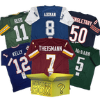 Autographed/Signed Football GOLD Series 2 Jersey Mystery Box with PSA JSA or Beckett COA