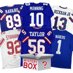 Autographed/Signed New York Football Jersey Mystery Box with PSA JSA or Beckett COA