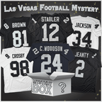 Autographed/Signed Oakland Las Vegas Football Jersey Mystery Box with PSA JSA or Beckett COA