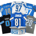 Autographed/Signed Detroit Football Jersey Mystery Box with PSA JSA or Beckett COA