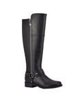 GBG Los Angeles Womens Harlea Wide Calf Knee-High Boots Black 8.5 Medium (B M)