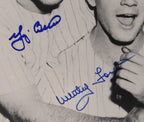 Yogi Berra/Whitey Ford HOF Yankees Dual-Signed 8x10 Photo Framed PSA/DNA 167404