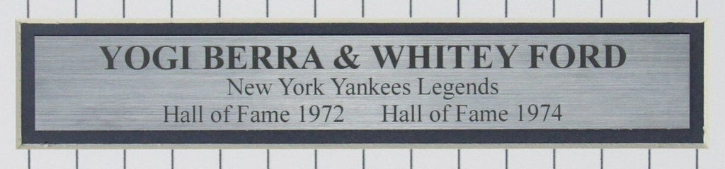 Yogi Berra/Whitey Ford HOF Yankees Dual-Signed 8x10 Photo Framed PSA/DNA 167404