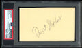 Dwight Stephenson HOF Autographed 3x5 Index Card Miami Dolphins PSA/DNA