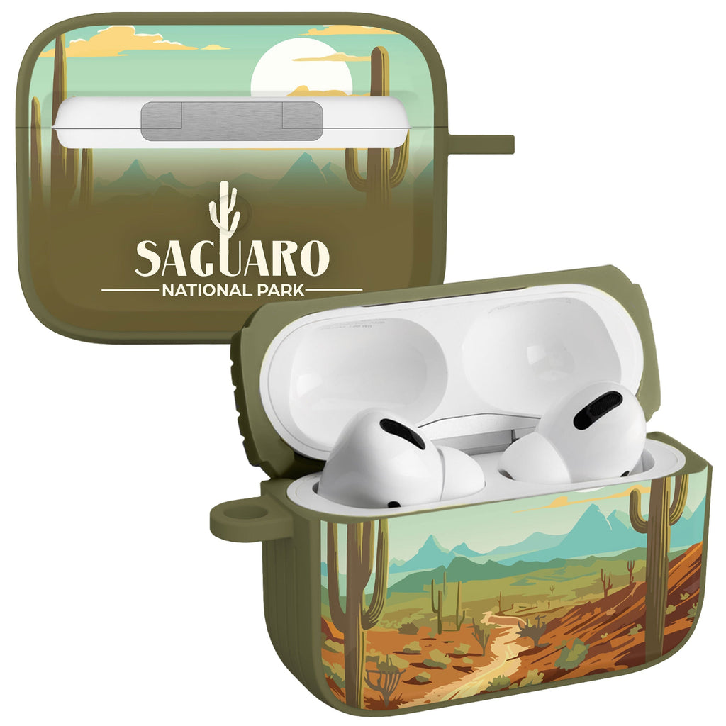 National Parks Saguaro HDX Apple Airpods Pro 1 & 2 Case Cover