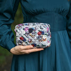 Wanderlust Quilted Fabric Organizer Pouch (Small) - 18002