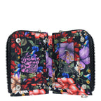 Wanderlust Quilted Fabric Double Zip Wristlet - 18003