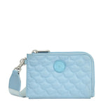 Wanderlust Quilted Fabric Double Zip Wristlet - 18003
