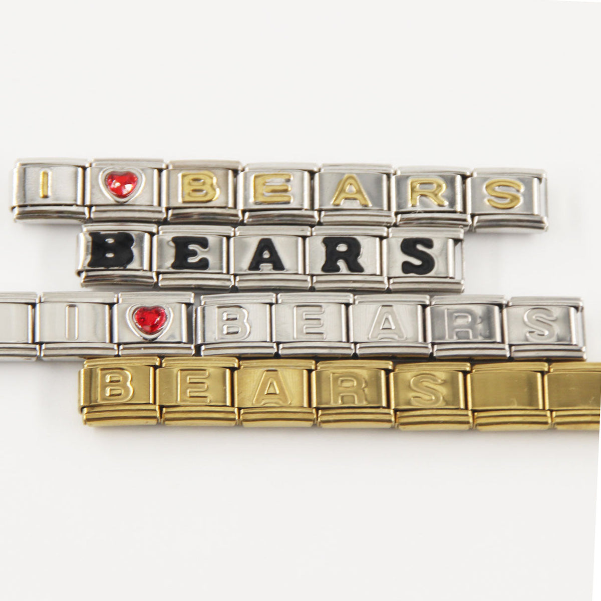 Chicago Bears Italian Charm Bracelet – Perfect Valentine’s Day, Holiday & Any Occasion Gift for Fans