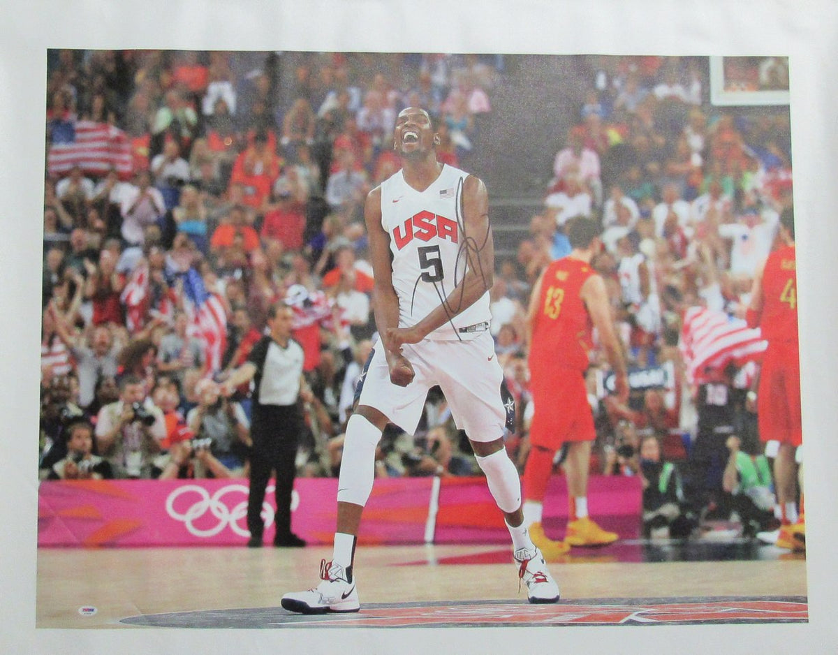 Kevin Durant Autographed 45x36 Canvas Team USA PSA/DNA 180560