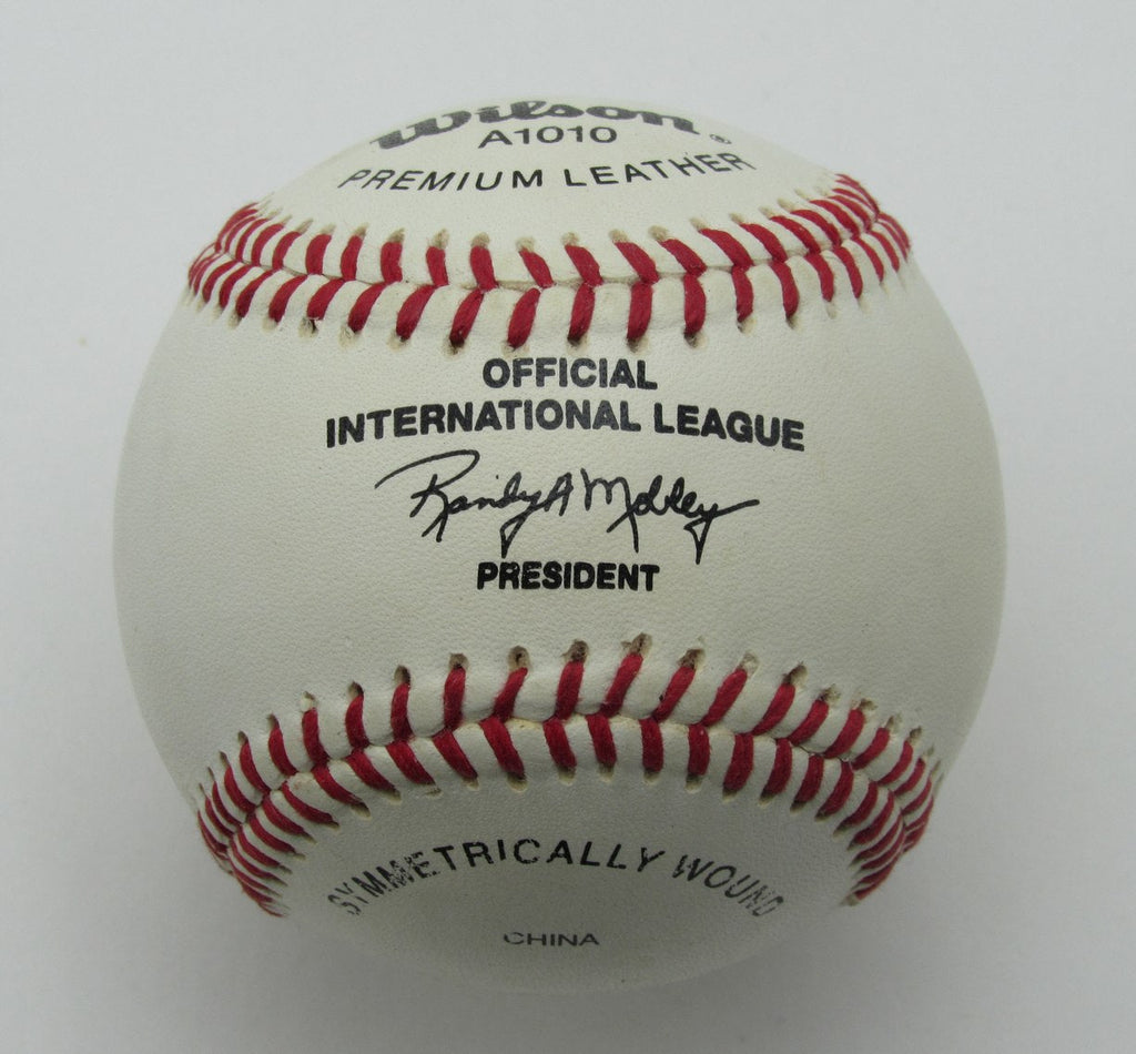 Tim Laker Montreal Expos Signed Official International League Baseball 170184