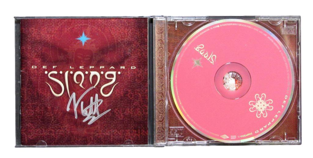Joe Elliott Autographed CD Cover "Slang" Def Leppard JSA