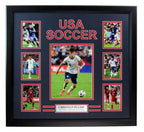 Christian Pulisic UNSIGNED Photo Collage USA Men's Soccer Team Framed 181883