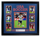 Christian Pulisic UNSIGNED Photo Collage USA Men's Soccer Team Framed 181882
