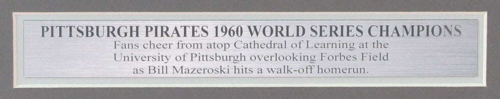 Pittsburgh Pirates 1960 World Series Champions 11x14 Photo Framed 179727