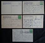 Lot of (5) 1940's Postcards Municipal Stadium Philadelphia 176178