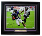 Zay Flowers Signed 16x20 Photo Baltimore Ravens Framed Beckett 186171