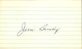 Jim Busby Inidans/Royals/Red Sox d.1996  Signed/Autographed 3x5 IndexCard 162491