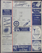 1945 Philadelphia Phillies vs Pittsburgh Pirates Score Card Program 178275