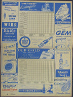1948 Philadelphia Phillies vs Pittsburgh Pirates Program Score Card 178281