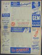 1950 Philadelphia Phillies Brooklyn Dodgers Program Score Card Robinson 178283