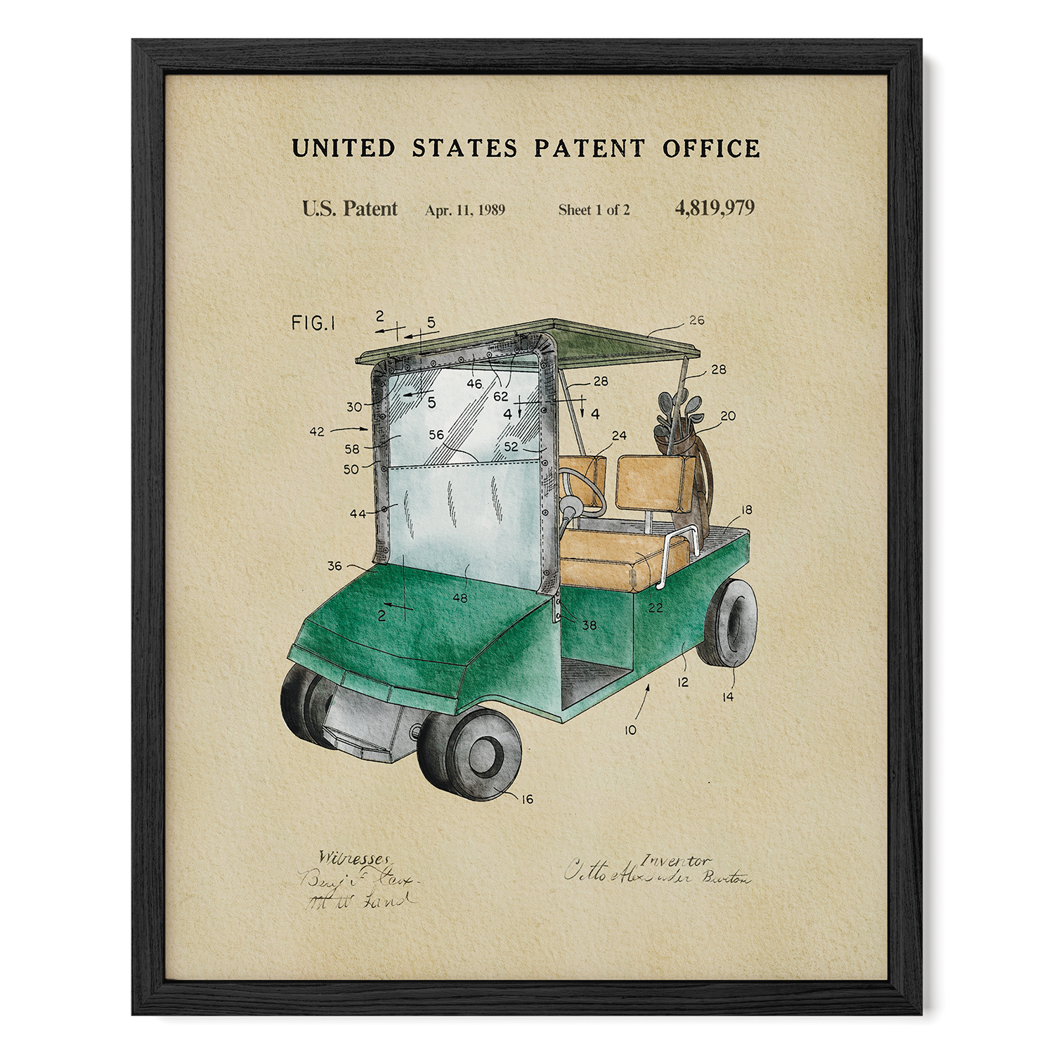 Green Golf Cart (1989)