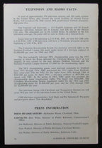 1968 NFL Super Bowl II Media/Press Guide Colts vs. Browns 188815