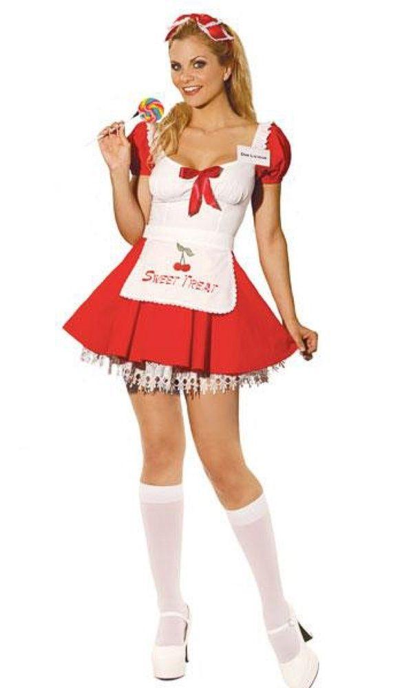 Sweet Treat Candy Girl Ladies Adult Costume Medium 6-10