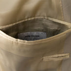 3 Roll 2 Button Trim Fit Cotton Suit // Tan