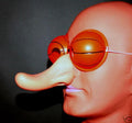Basketball Eye Long Nose Mask B-Ball Hoopin Party Favor Sports Eyes