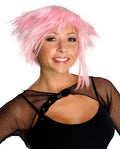 Cotton Candy Pink Cyber Pixie Fairy Short Wig