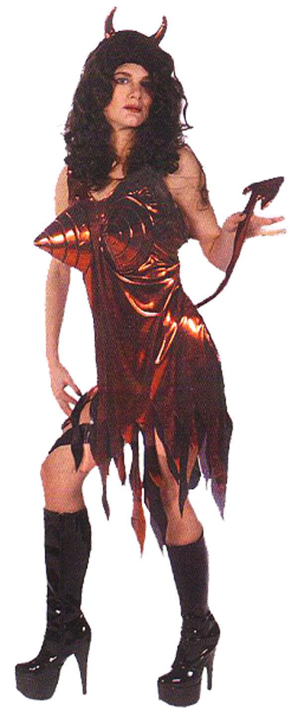 Perky Devil 2 Piece Adult Madonna Cone Pointed Chest Costume
