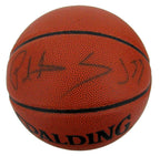 Patrick Ewing Autographed Spalding Basketball New York Knicks JSA 159603