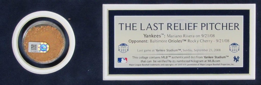 Mariano Rivera HOF Yankees Unsigned 10x6 Last Game Photo Framed Steiner 164011