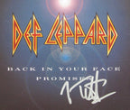 Joe Elliott Autographed CD Cover "Back In Your Face/Promises" Def Leppard JSA