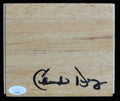 Chuck Daly Autographed 6x6 Floorboard Piece Detroit Pistons Coach JSA