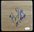 Bill Self Autographed/Inscr 6x6 Floorboard Piece Kansas Basketball Coach JSA