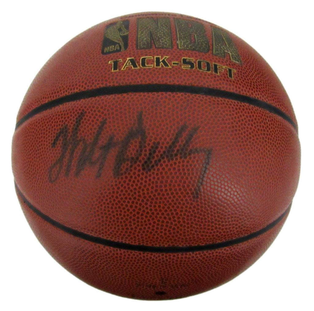 Walt Bellamy Knicks Signed Spalding NBA Basketball JSA 159601