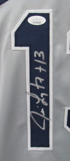 Jim Leyritz Signed/Auto New York Yankees Gray Custom Baseball Jersey JSA 161331