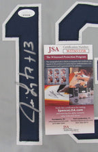 Jim Leyritz Signed/Auto New York Yankees Gray Custom Baseball Jersey JSA 161331
