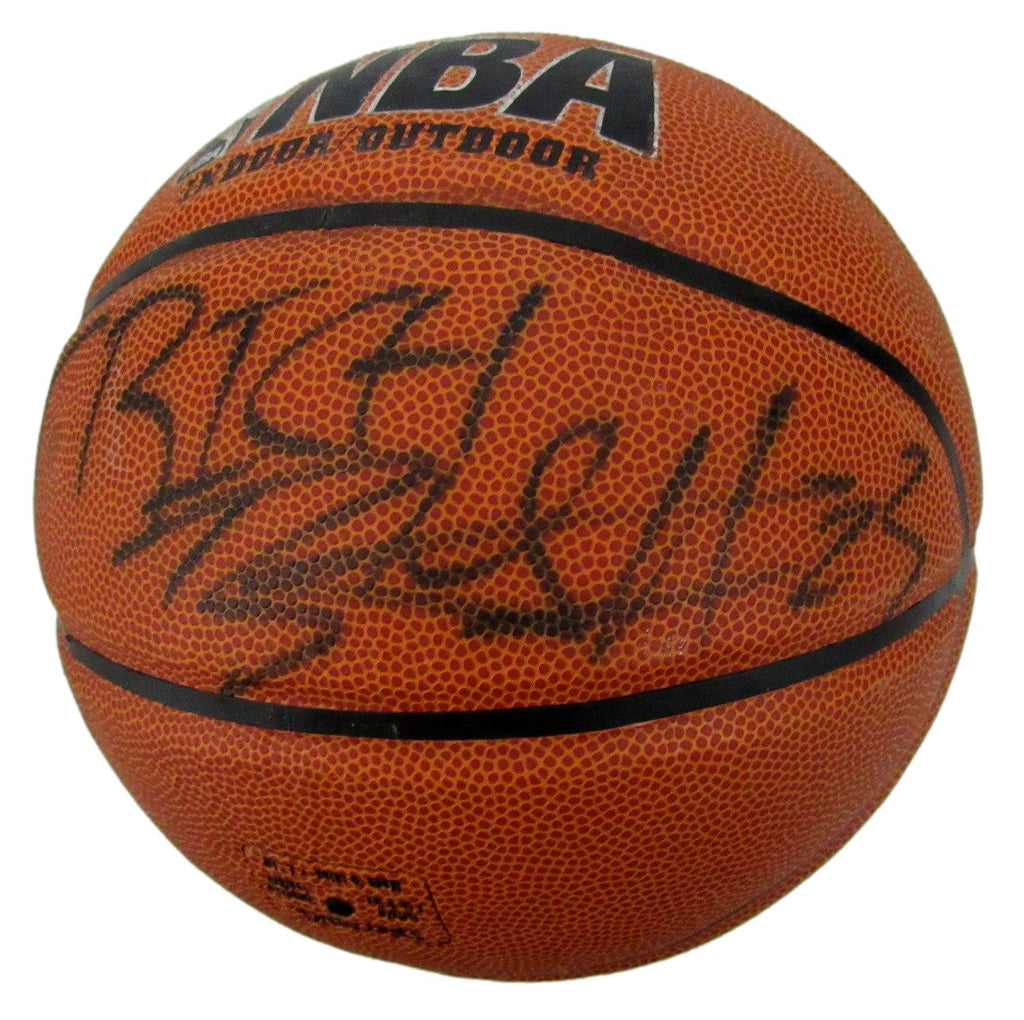Mitch Richmond Signed Autographed Spalding NBA Basketball JSA 159600