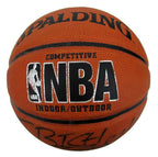 Mitch Richmond Signed Autographed Spalding NBA Basketball JSA 159600